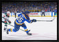 Jordan Kyrou St. Louis Blues Framed 20x29Shooting Canvas - www.Shopthatapp.com
