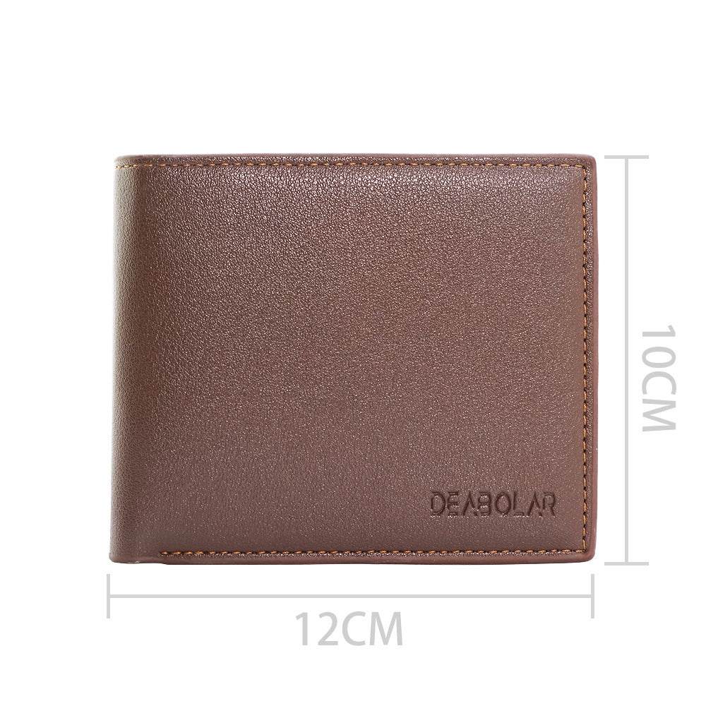 Custom Men's leather Wallet Zipper Valentine's Day gift  Personalized Men's Wallet - www.Shopthatapp.com