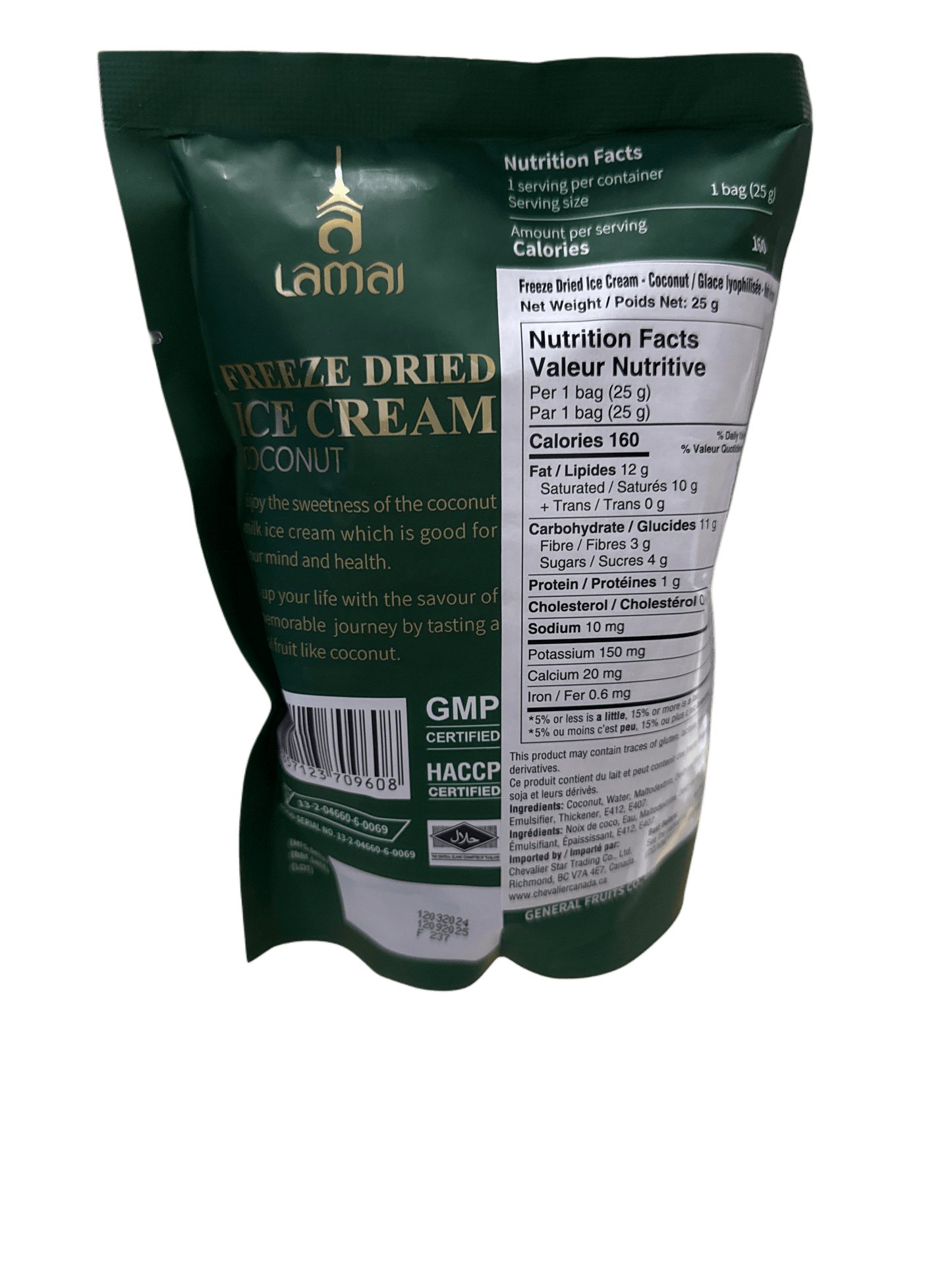 Freeze Dried Ice Cream Coconut 25G - Thailand Edition - www.Shopthatapp.com