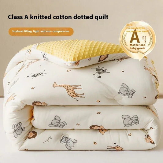 Beanie Velvet Quilt Soybean Fiber Duvet Insert Autumn And Winter - www.Shopthatapp.com