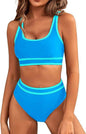 Bikini Tight-fitting Solid Color Swimsuit For Women - www.Shopthatapp.com