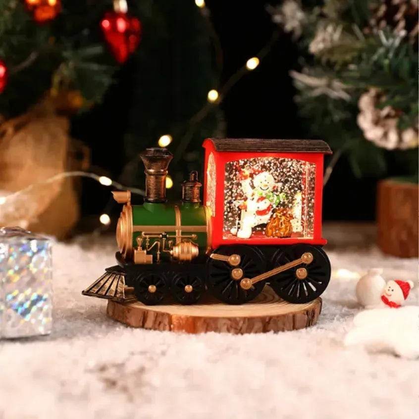 Christmas Gift Train Decoration Small Night Lamp - www.Shopthatapp.com