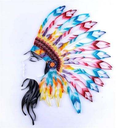 Quilted Paper Painting Creative Handmade Crafts - www.Shopthatapp.com