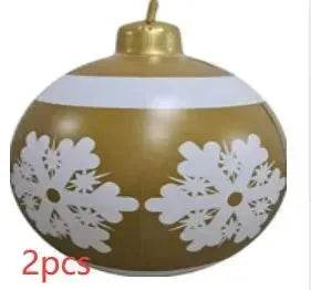 Christmas Ornament Holly Ball Outdoor Tree Decoration Christmas Balls for Yards