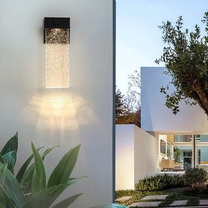 Outdoor Waterproof Transparent LED Crystal Wall Light Supports Many Types Of Bulb-2 Packs - www.Shopthatapp.com