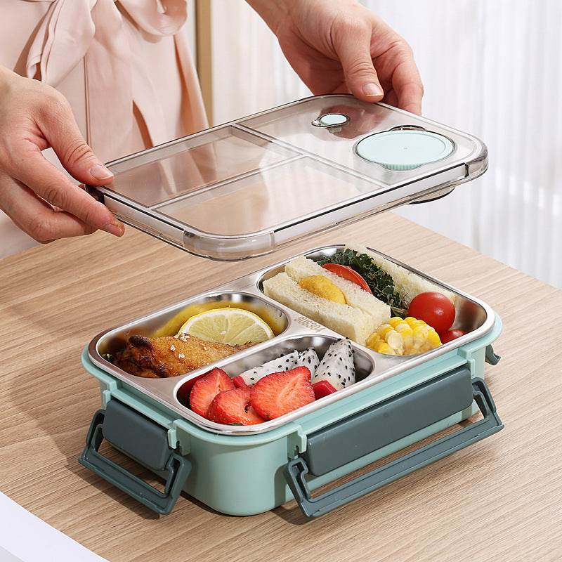304 Stainless Steel Sealed Insulated Bento Lunch Box for Kids - www.Shopthatapp.com