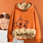 Unisex Fleece-lined Thick Hoodie Sweatshirt Pullover top - www.Shopthatapp.com