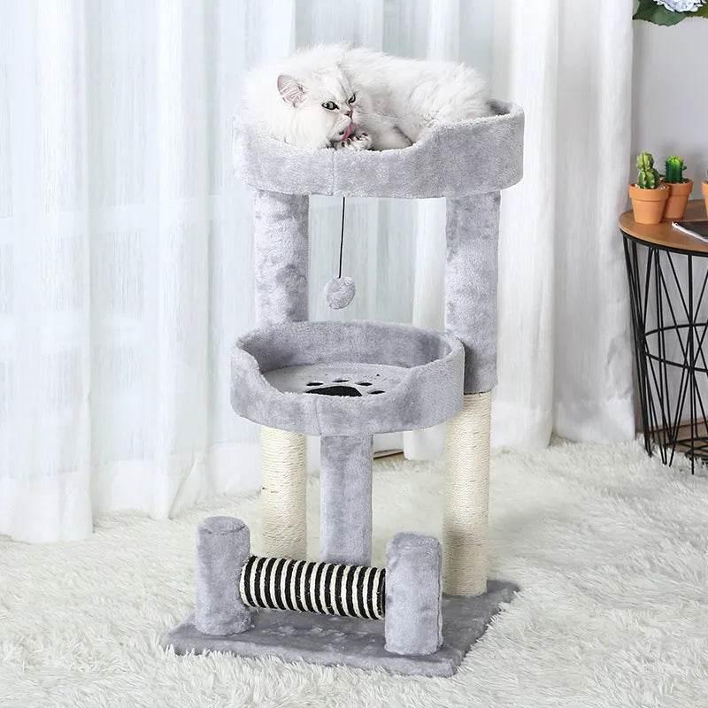 Cat Litter, Cat Tree, All-season General Purpose, Sisal Grinding Claw Toy Cat Supplies - www.Shopthatapp.com
