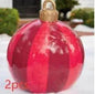 Christmas Ornament Holly Ball Outdoor Tree Decoration Christmas Balls for Yards