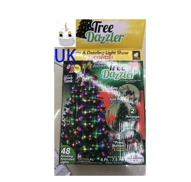 64 Light Dazzler Shower Tree Light Show Of Christmas Tree - www.Shopthatapp.com