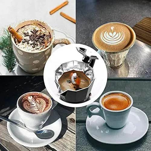 4 in 1 Italian Stovetop Espresso Coffer Maker set - www.Shopthatapp.com