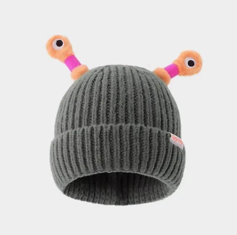 New Cute Luminous Fall Winter Warm Ear Protection Wool Cartoon All-matching Knitted Beanie Hat - www.Shopthatapp.com