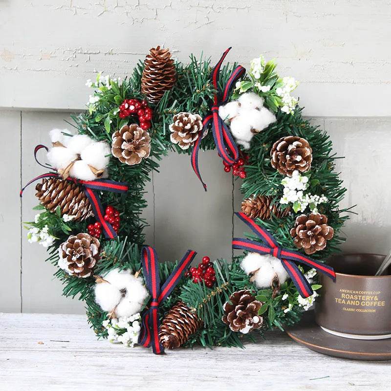 30cm 40cm Christmas Wreath Ornaments Christmas Wreath - www.Shopthatapp.com