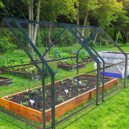 1Pc Portable Mini Greenhouse 70.86x33.46x37.4in With Roll-Up Zipper Doors Waterproof UV-Resistant PVC Cover Hot House For Indoor Outdoor Garden Patio Yard - www.Shopthatapp.com