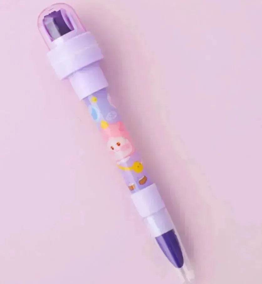 12 Color Bubble Crayon Painting Graffiti Seal for Children - www.Shopthatapp.com