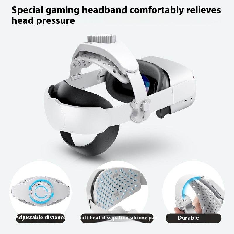 Head Strap for Quest 3 Accessories, Comfort VR Headset Elite Strap for Meta Quest 3, Adjustable Lightweight Strap Replacement - www.Shopthatapp.com