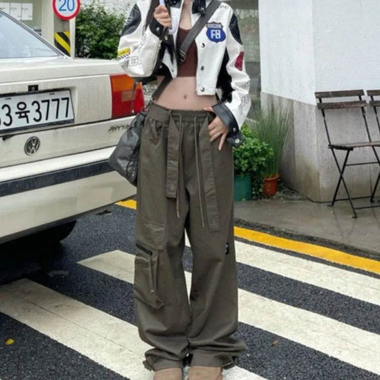 Unisex Hip Hop Retro Multi Pocket Cargo Pants For Men And Women - www.Shopthatapp.com