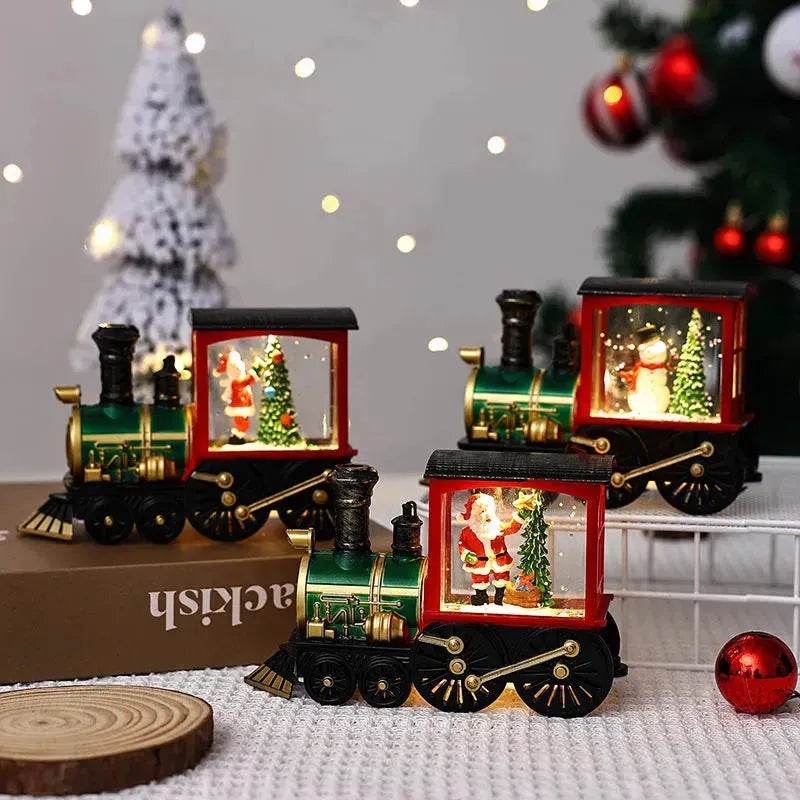 Christmas Gift Train Decoration Small Night Lamp - www.Shopthatapp.com