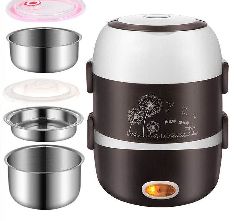 Multi-Function Electric Cooking Lunch Box – Portable & Heated - www.Shopthatapp.com