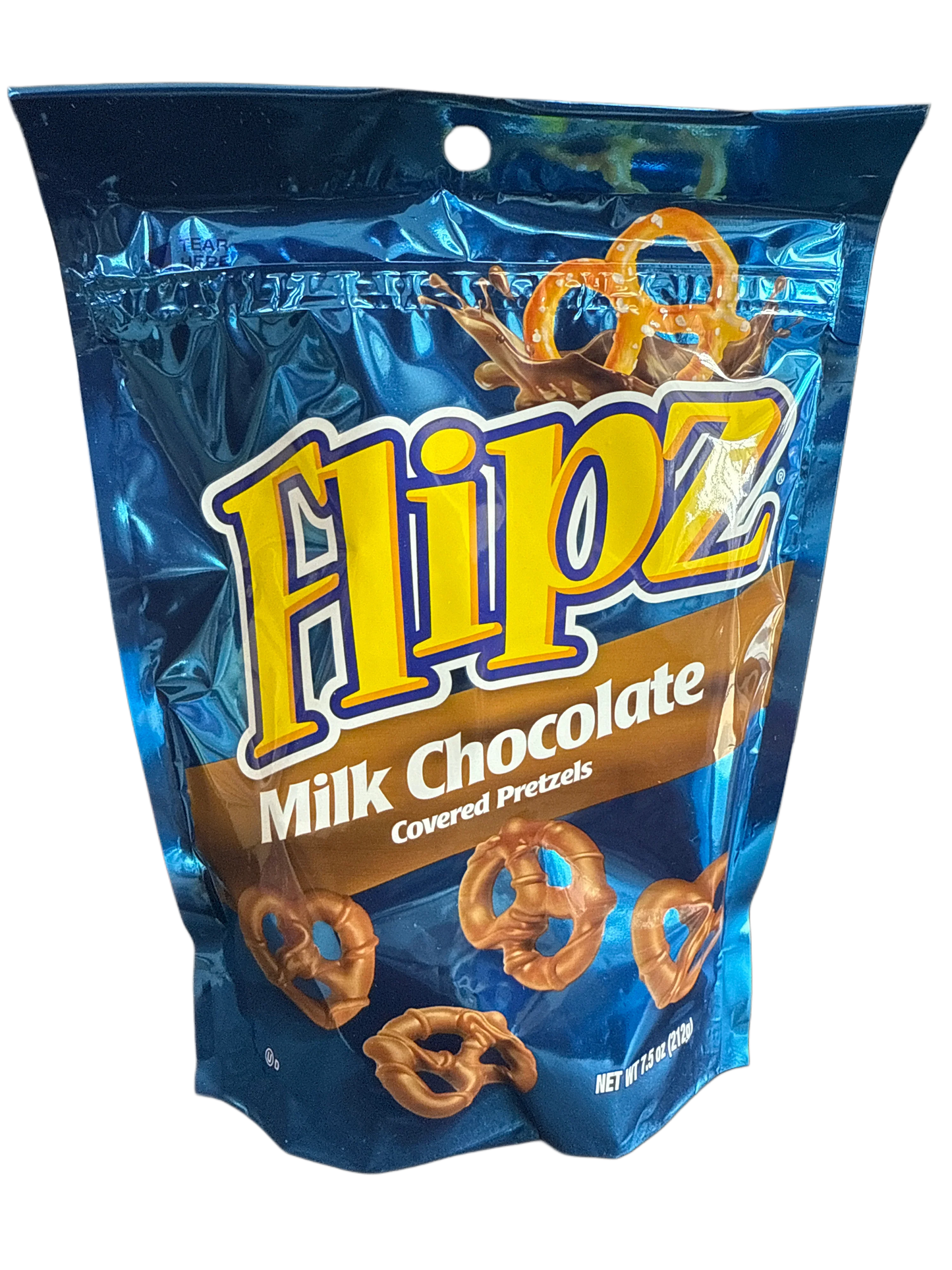 Flipz Milk Chocolate Covered Pretzels 212G - U.S Edition - www.Shopthatapp.com