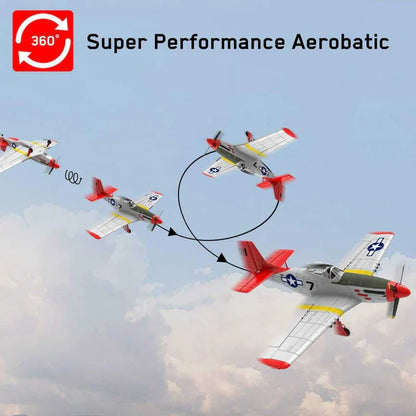 P51D Mustang 750MM Expert RC Warbird - 2.4G Remote Control