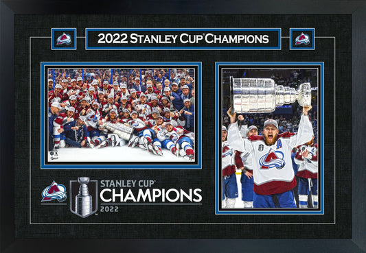 Nathan MacKinnon Framed Colorado Avalanche 18X26 2022 Stanley Cup Collage - www.Shopthatapp.com