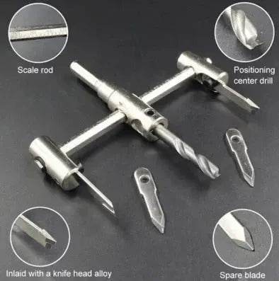 Adjustable Decorative False Ceiling Hole Cutter - www.Shopthatapp.com