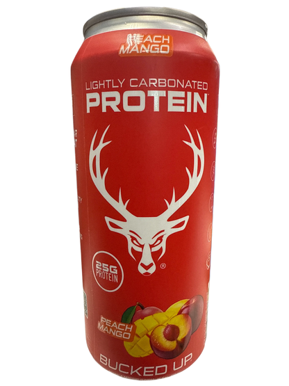 Bucked Up Lightly Carbonated Protein Peach Mango Flavoured 473ML - U.S Edition - www.Shopthatapp.com