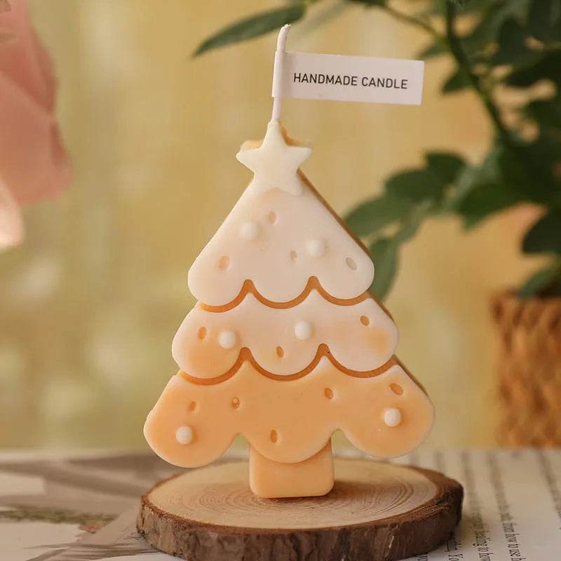 Christmas Tree Silicone Molds For DIY Christmas Creative Atmosphere Decoration Handmade Fragrant Candles - www.Shopthatapp.com