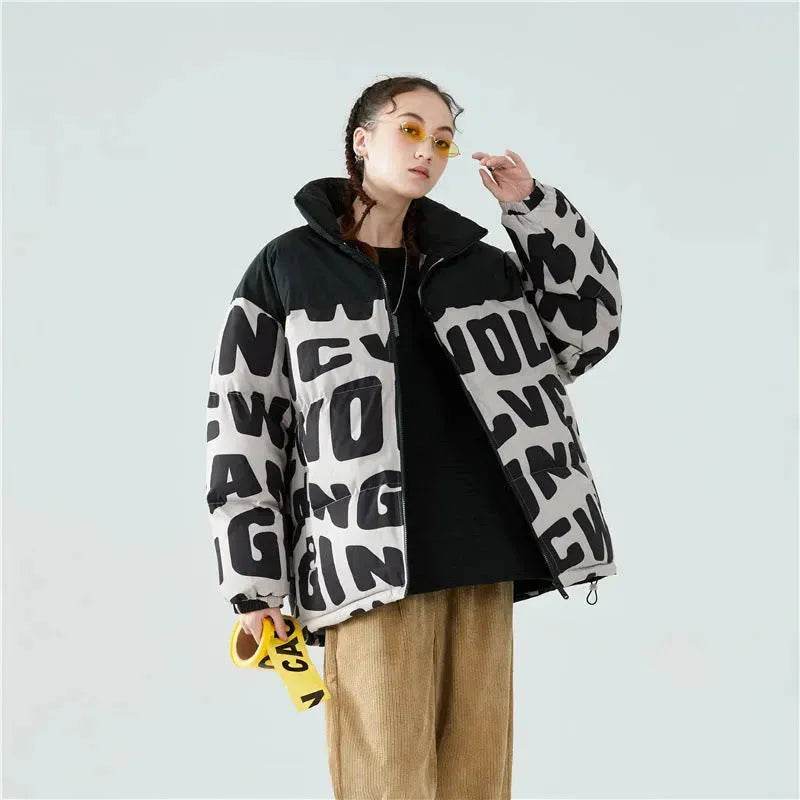 Unisex Teenagers Cotton Padded Hooded Winter Puffer Coat Jacket street style - www.Shopthatapp.com