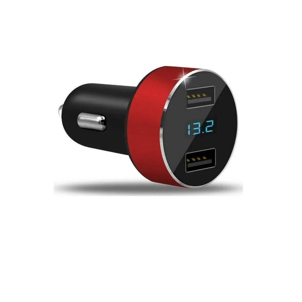 Fast Charging - Automobile Smart Digital LED display car charger - www.Shopthatapp.com