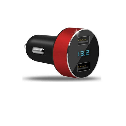 Fast Charging - Automobile Smart Digital LED display car charger - www.Shopthatapp.com