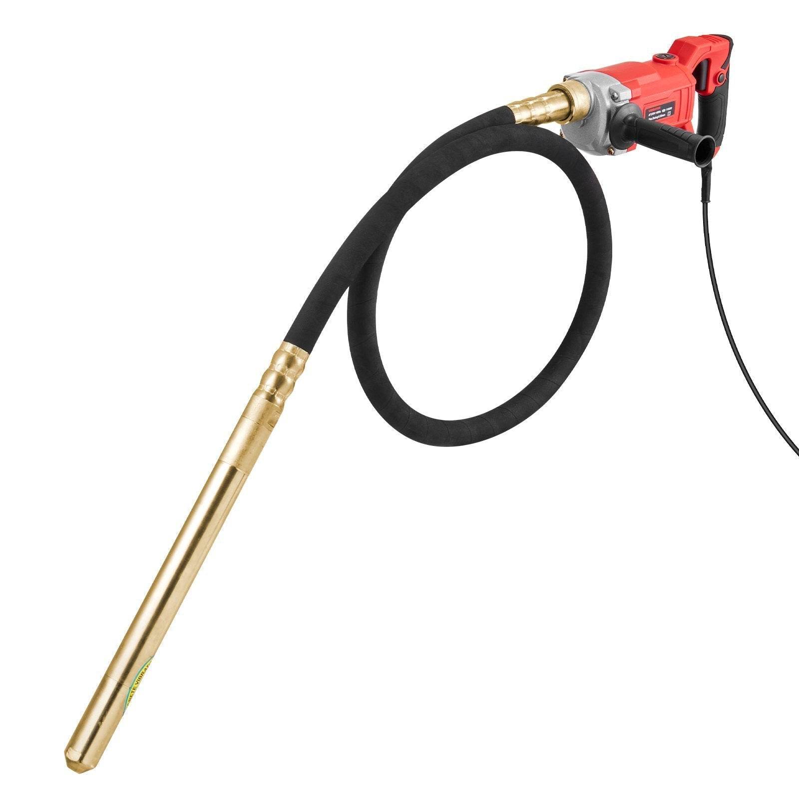 Handheld Concrete Vibrator, 800W Electric Vibrator 13000 VPM - www.Shopthatapp.com