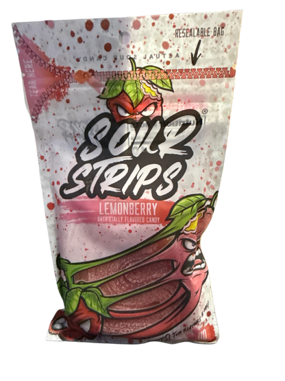 Sour Strips Lemonberry Flavour 96G - U.S Edition - www.Shopthatapp.com