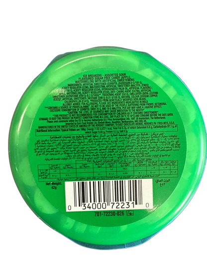 Ice Breakers Sours Watermelon And Green Apple Flavour 42G - U.S Edition - www.Shopthatapp.com