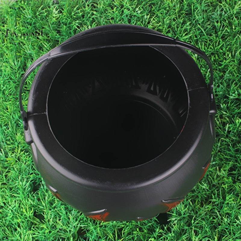 Creative Halloween Black Witch Flame Barrel Ornament - www.Shopthatapp.com