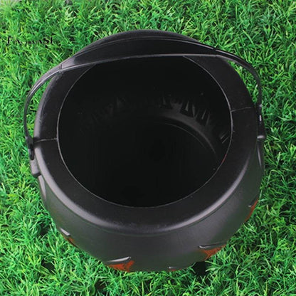 Creative Halloween Black Witch Flame Barrel Ornament - www.Shopthatapp.com