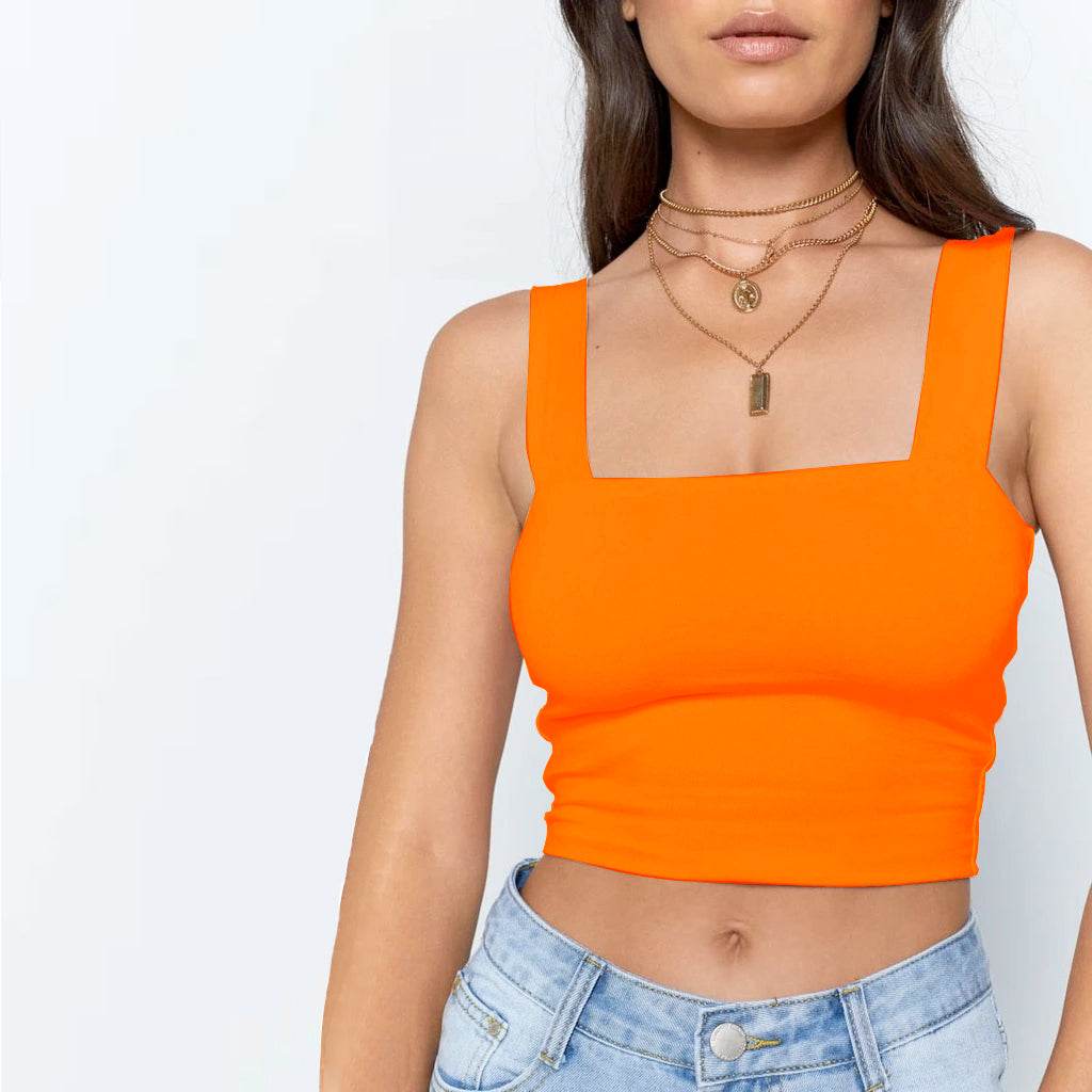 Summer New Fashion Women Crop Top Sexy Sleeveless Tank Tops - www.Shopthatapp.com