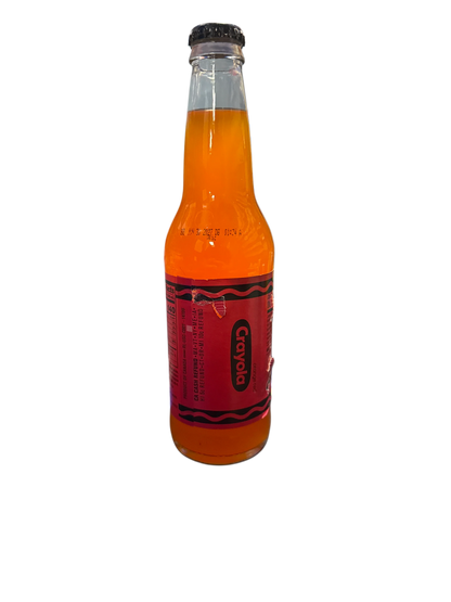 Jones Crayola Limited Edition Orange Red Glass Bottle 355ML - U.S Edition - www.Shopthatapp.com
