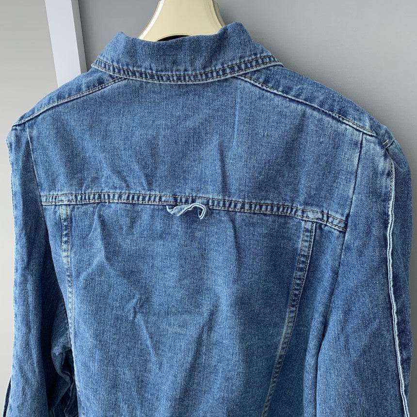Design Loose Denim Jacket For Women - www.Shopthatapp.com