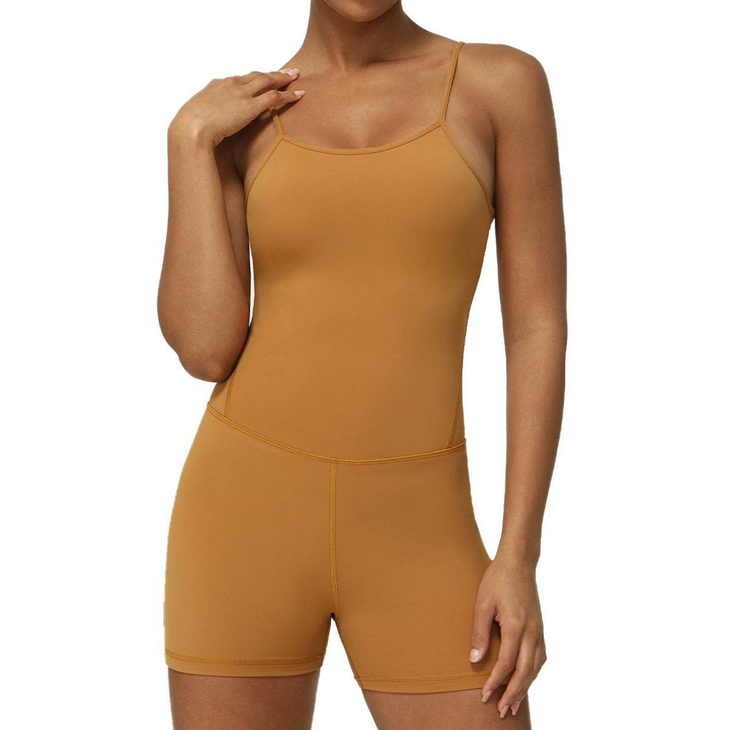 Sleeveless Bodycon Exercise Workout Gym Romper Women Short Workout Jumpsuit Yoga Jumpsuit - www.Shopthatapp.com