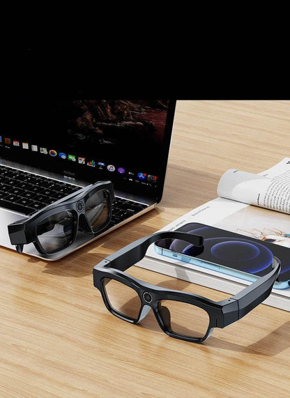 Smart Glasses Touch Black Technology Can Call - www.Shopthatapp.com