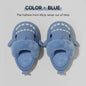 Winter Shark Slippers Detachable Warm Fuzzy Slippers Bedroom House Shoes Women - www.Shopthatapp.com