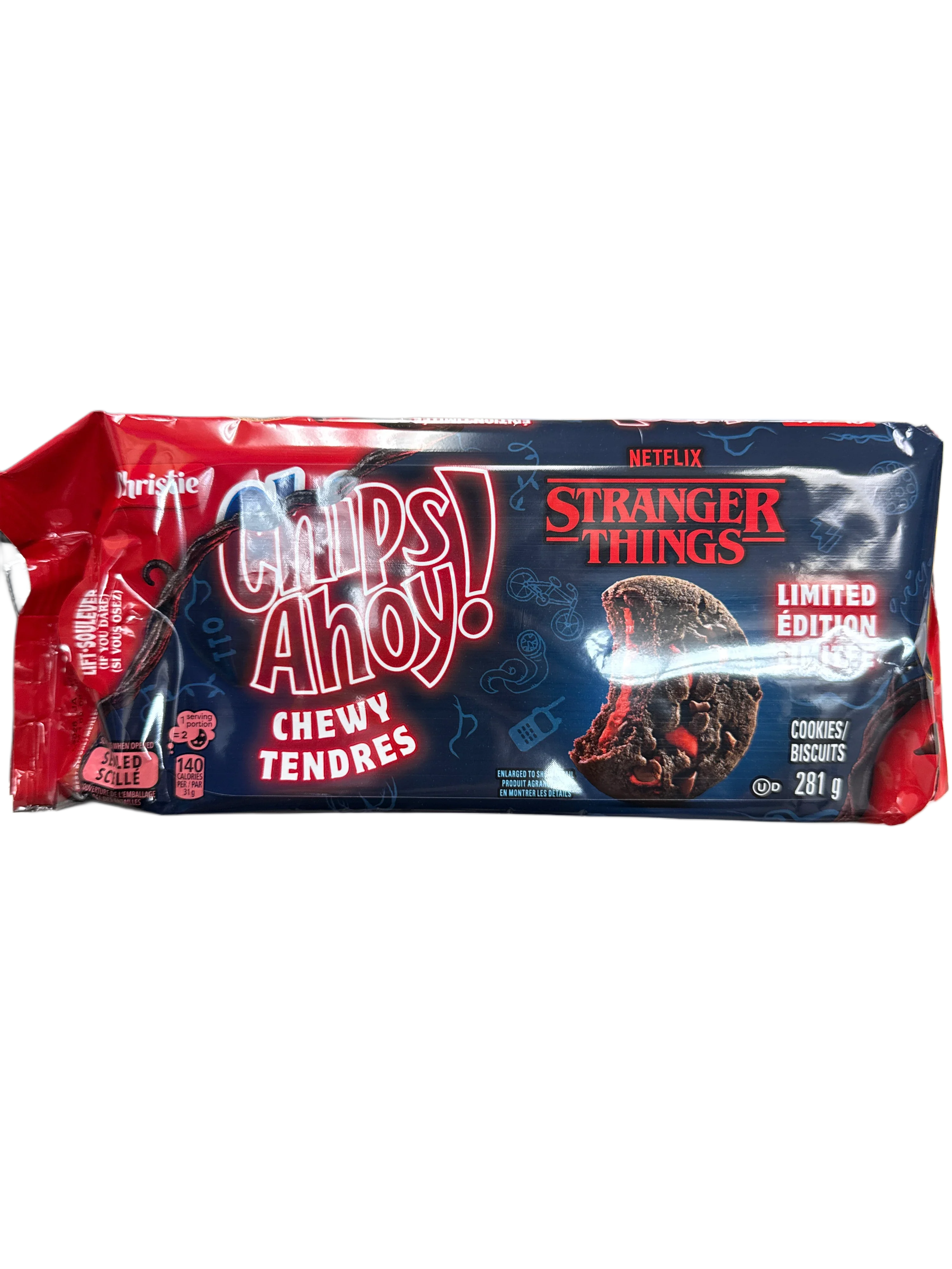 Chips Ahoy Chewy Limited Edition Stranger Things Halloween Cookies 281G - Canadian Edition - www.Shopthatapp.com
