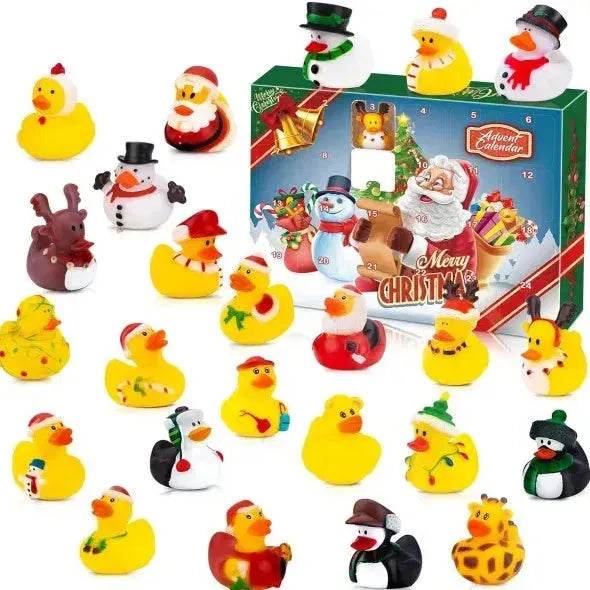 Advent Calendar 2024 - Rubber Ducks For Boys, Girls, Kids, And Toddlers - Rubber Ducky Bath Toy - Creative Christmas Gifts - Perfect For Decoration, Party Favors, Birthday - www.Shopthatapp.com