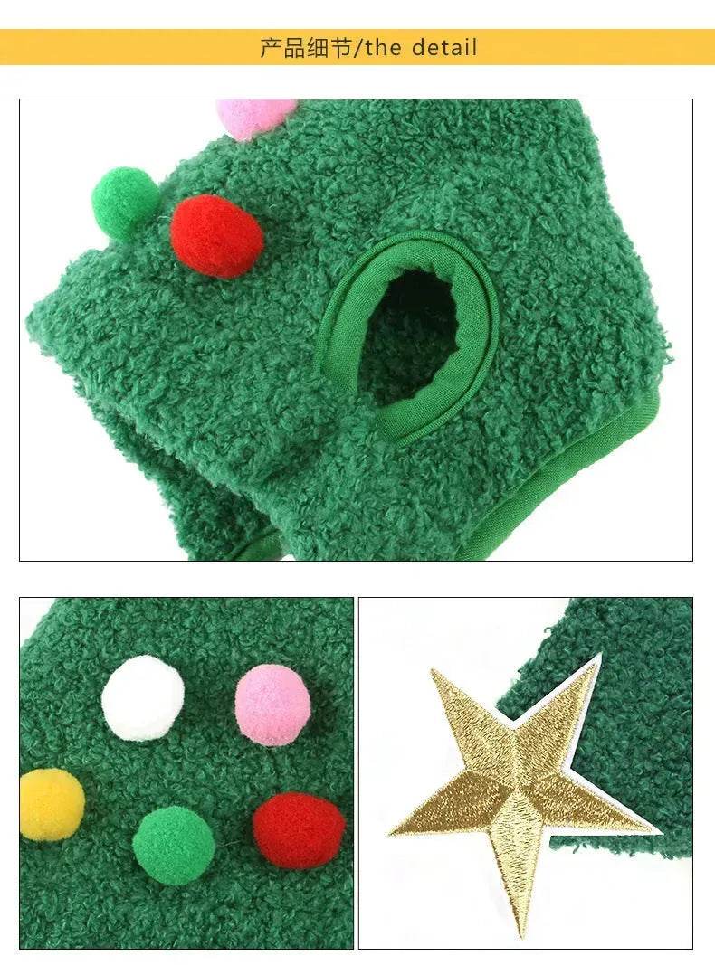 Pet Hat Christmas Tree Shape - www.Shopthatapp.com