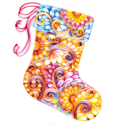 Quilted Paper Painting Creative Handmade Crafts - www.Shopthatapp.com