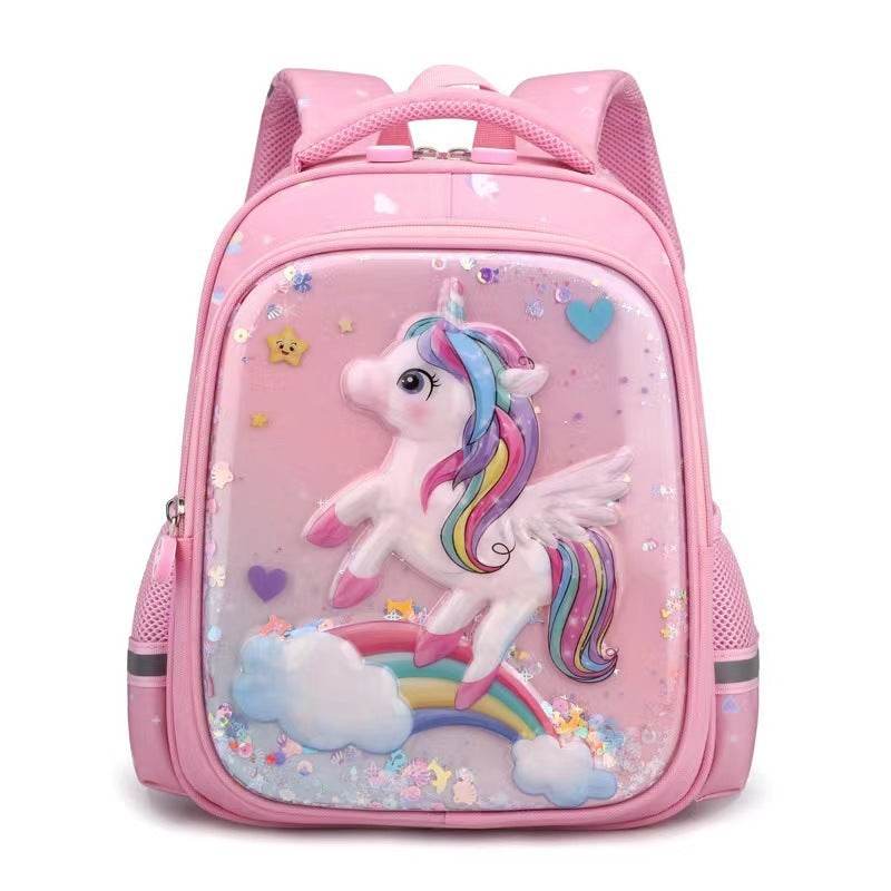 Primary School Cute Cartoon Mermaid Girls Backpack - www.Shopthatapp.com