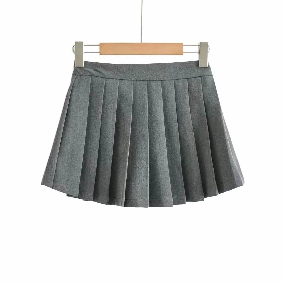 Women's High Waist A-line Mini Pleated Skirt - www.Shopthatapp.com