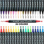 Acrylic Marker Pen Double-headed Stackable Water-based Paint Brush Paint Marker and Highlighter - www.Shopthatapp.com